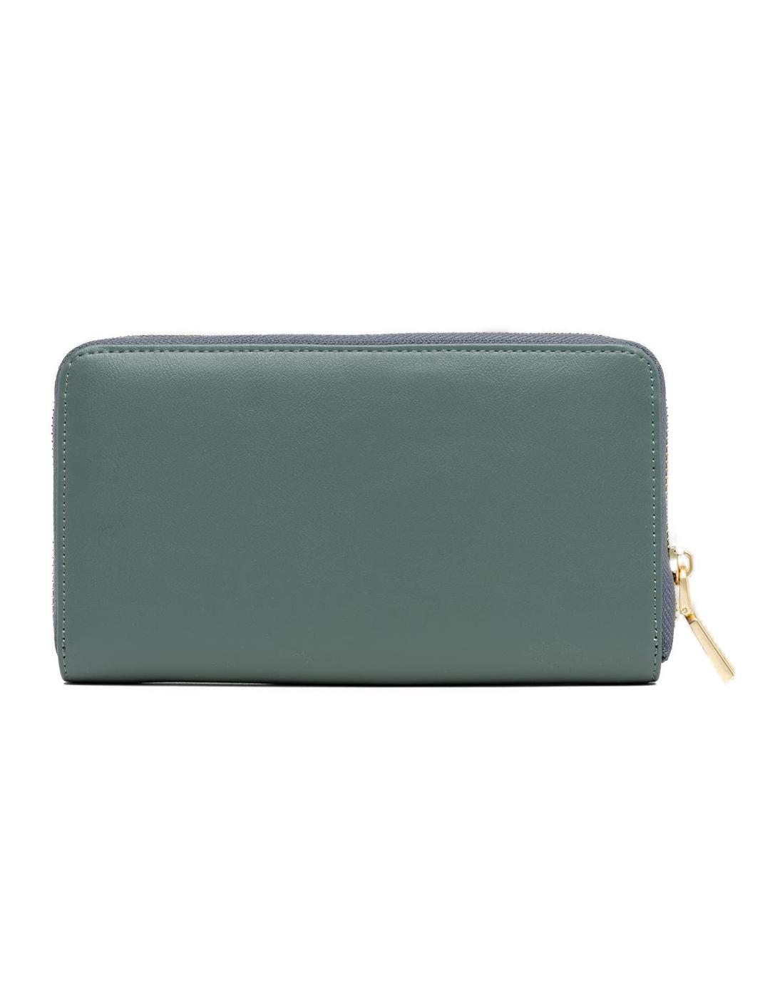 Cartera verde con logo Replay para mujer-z