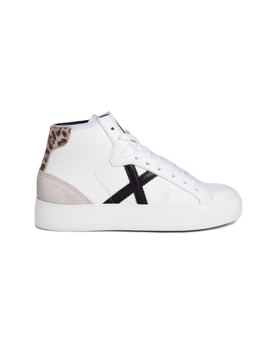 Zapatilla Munich NIM01 leopardo para mujer-z