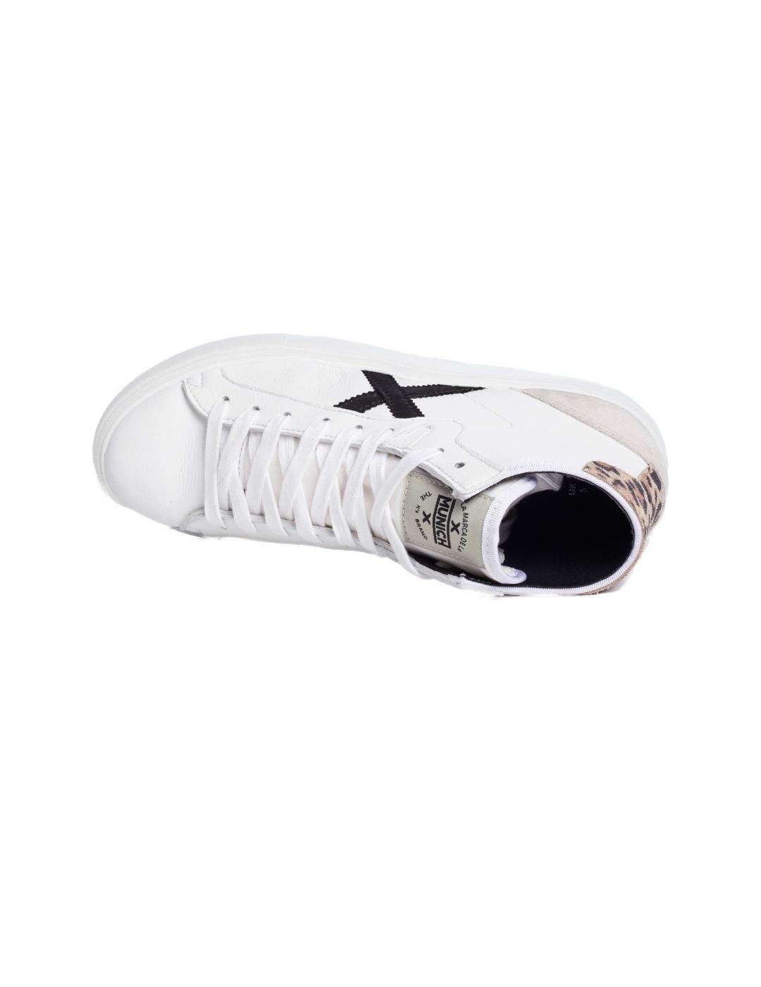 Zapatilla Munich NIM01 leopardo para mujer-z