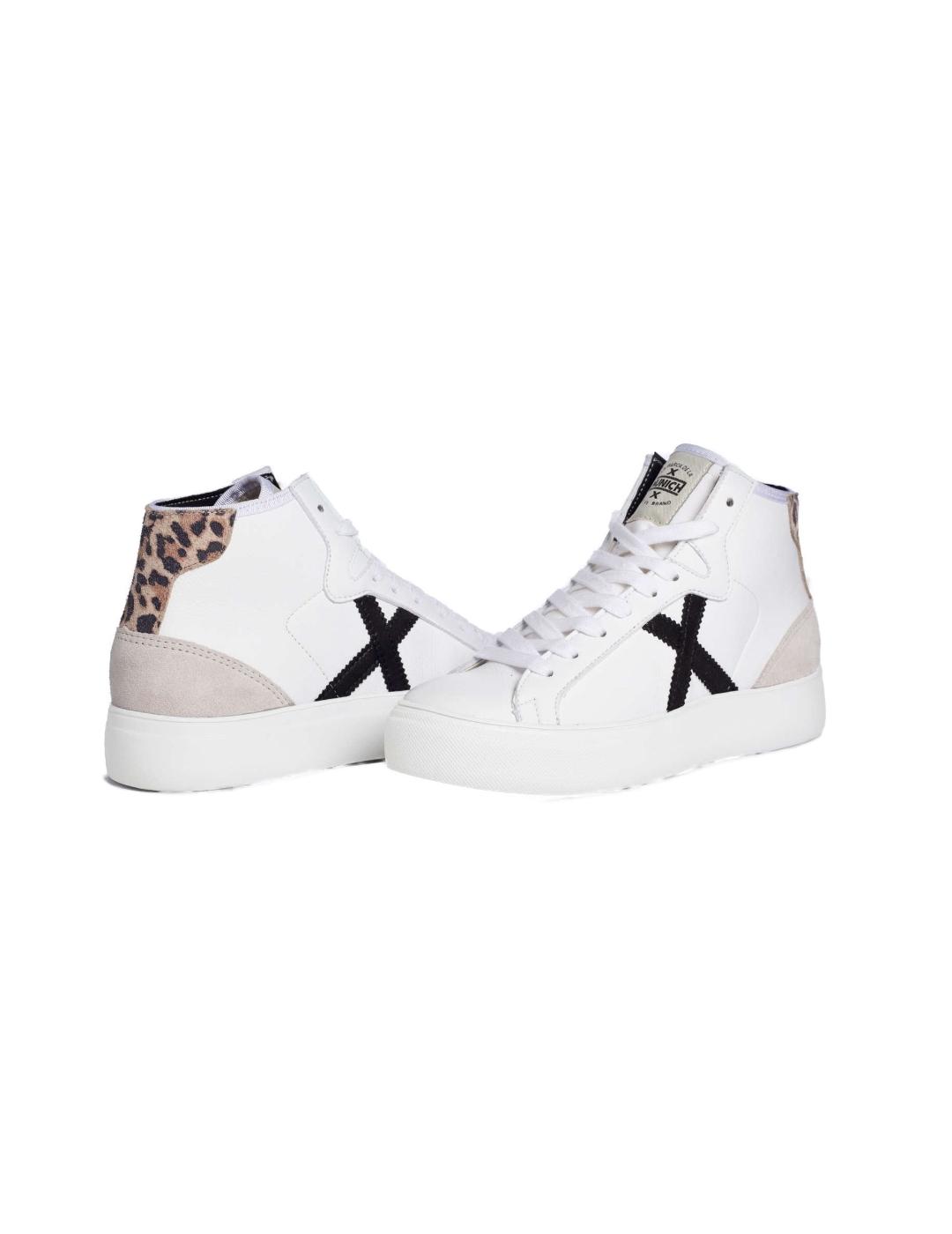 Zapatilla Munich NIM01 leopardo para mujer-z