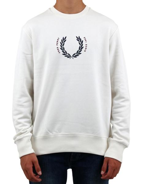 Sudadera Fred Perry blanco para hombre-z