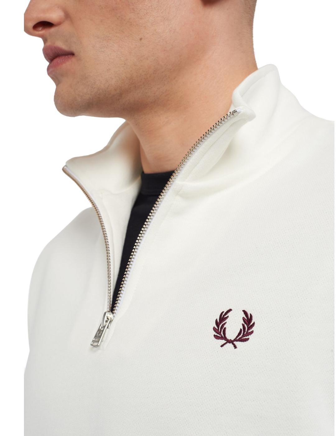 Sudadera Fred Perry blanco para hombre-z