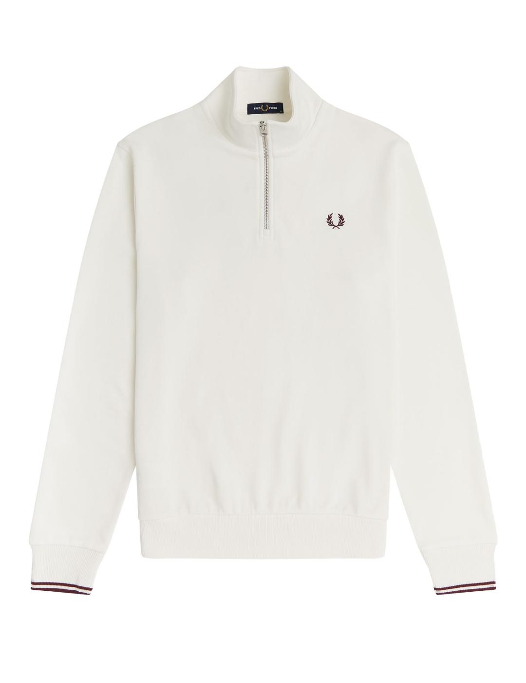 Sudadera Fred Perry blanco para hombre z