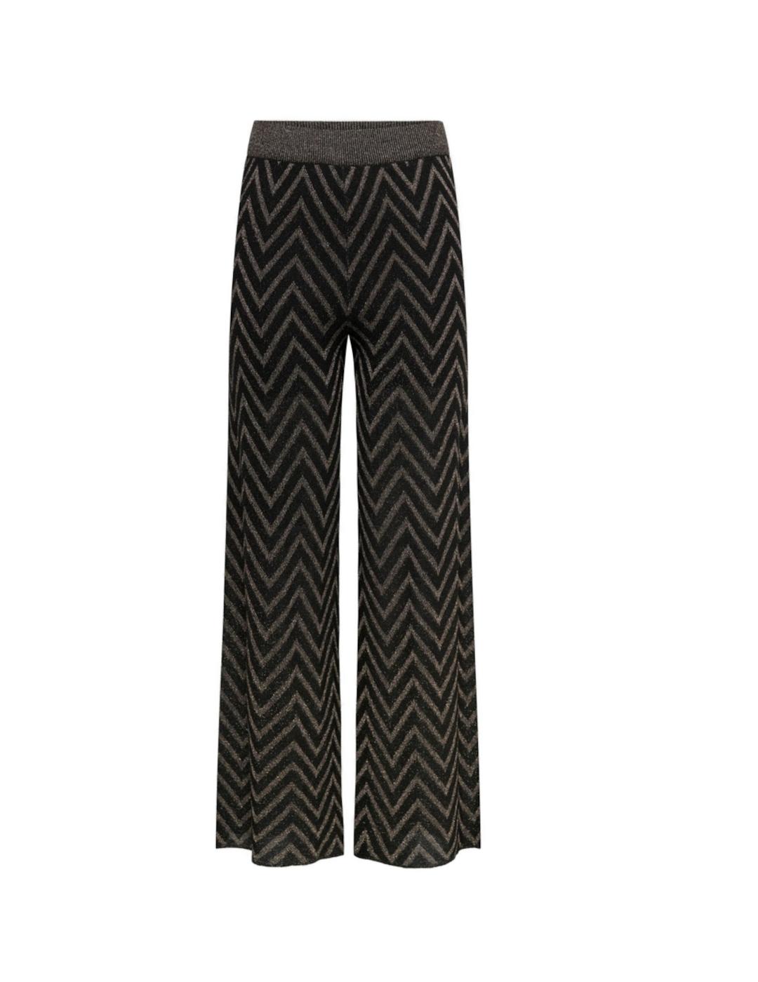 Pantalon Only glitter negro y dorado para mujer-z