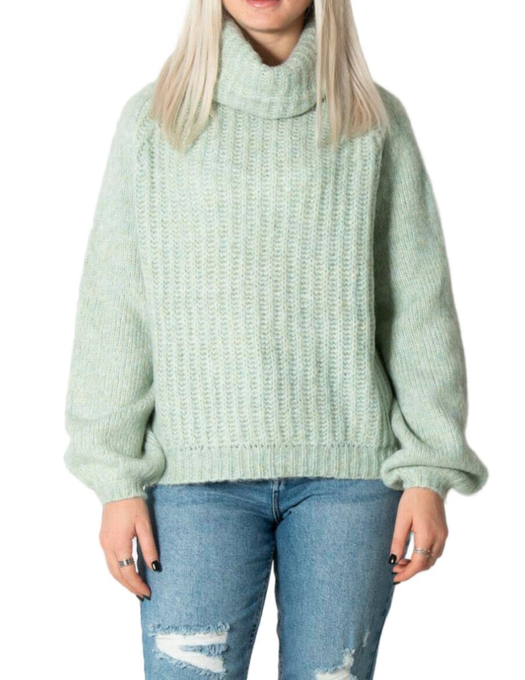 Jersey Only Scala verde menta para mujer-z