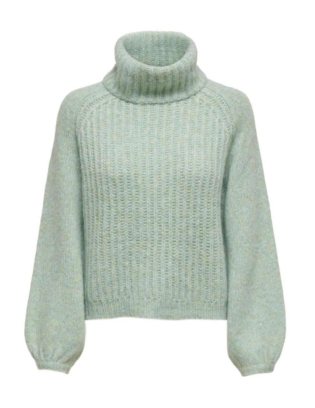 Jersey Only Scala verde menta para mujer-z