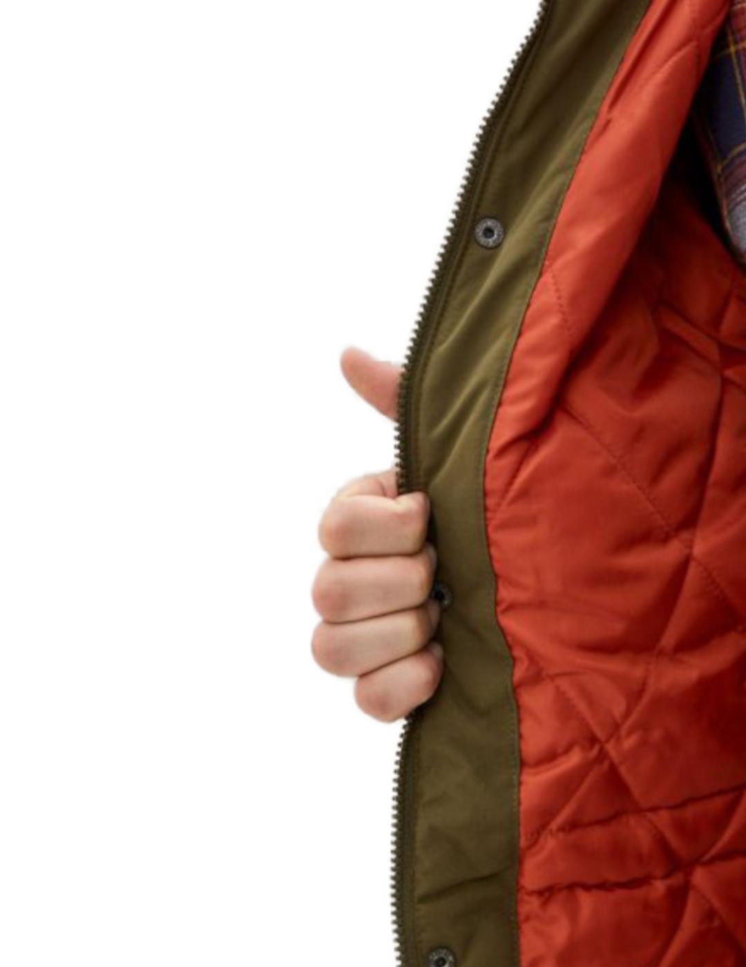 Parka Jack-Jones Chucky verde para hombre-z