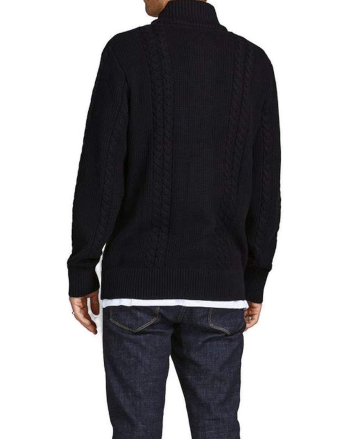 Cardigan Jack-Jones Mmphis negro para hombre-z