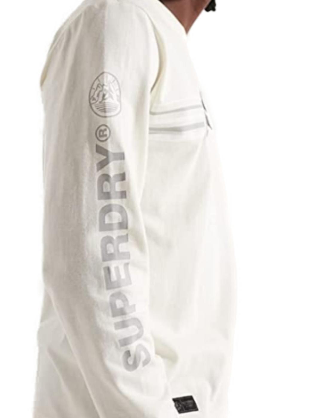 Camiseta Superdry Expedition blanco para hombre-z
