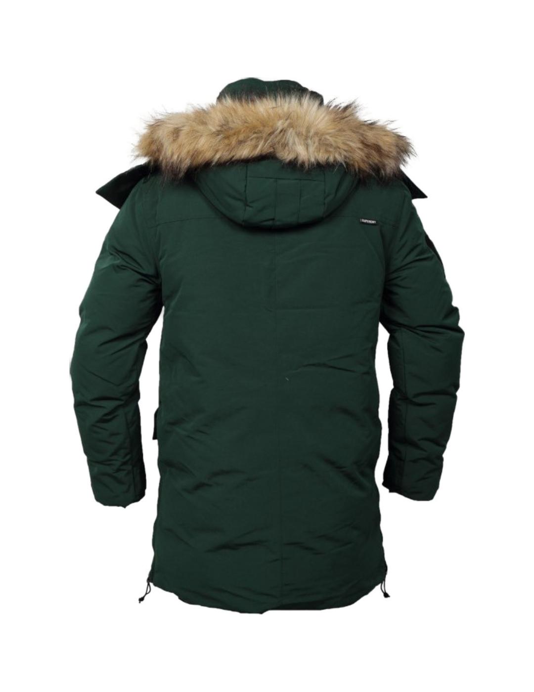 Parka Superdry Everest verde para hombre-z