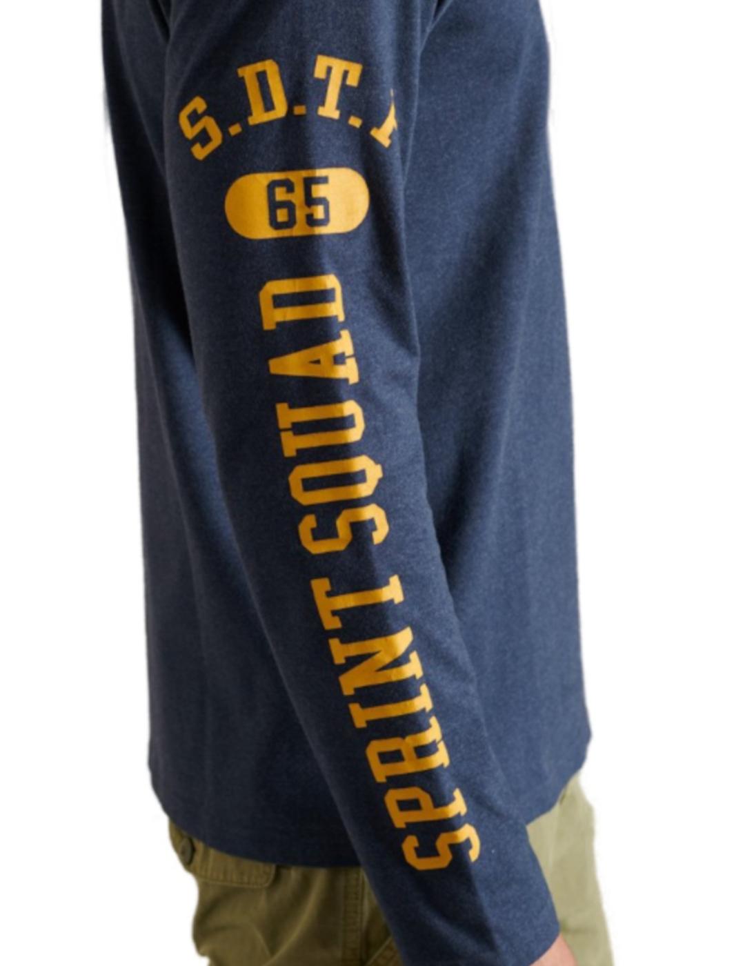 Camiseta Supedry T-F marino para hombre-z