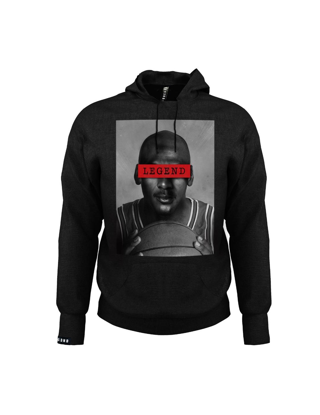 Sudadera Leg3nd Jordan negra -z