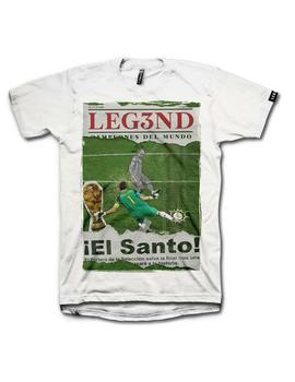 CamisetaLeg3nd El Santo blanca -z