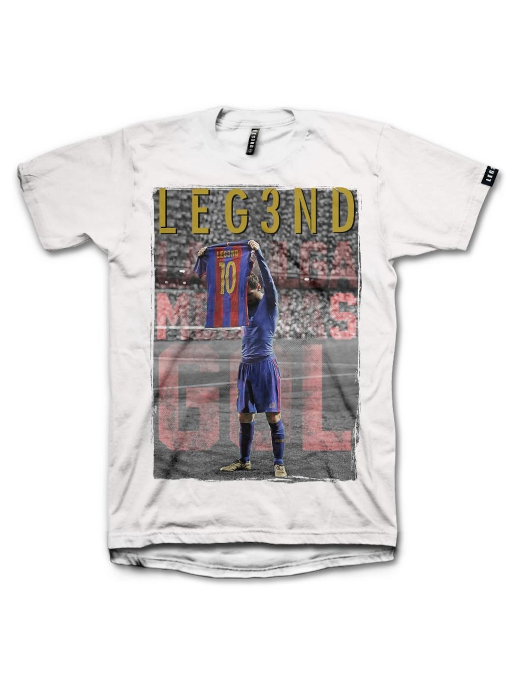 Camiseta Leg3nd blanca Messias-z