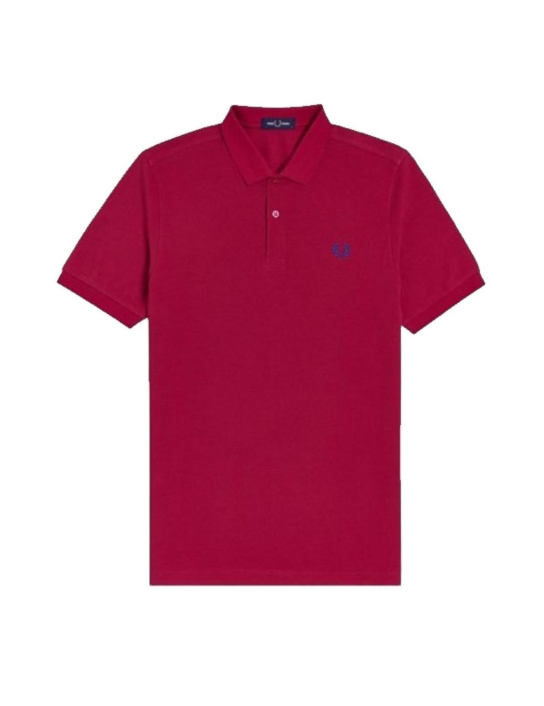 Polo fred perry rojo on sale