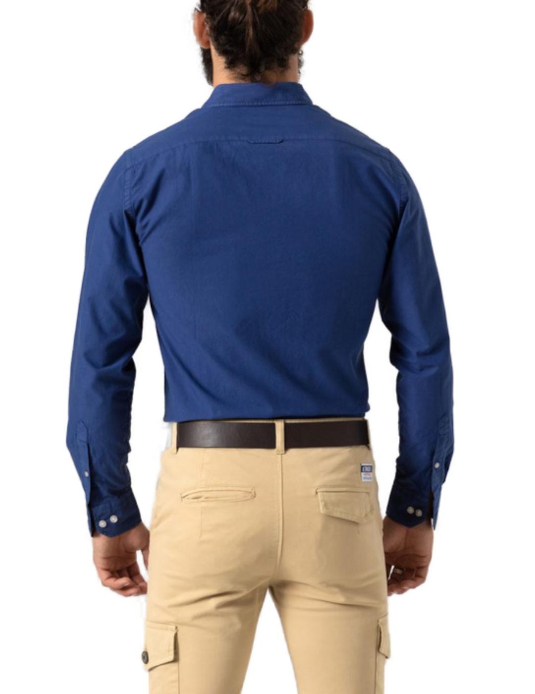Camisa Altonadock azul marino para hombre-z