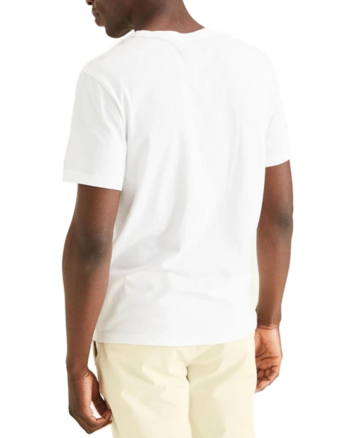 Camiseta Dockers Lucent blanca para hombre -z