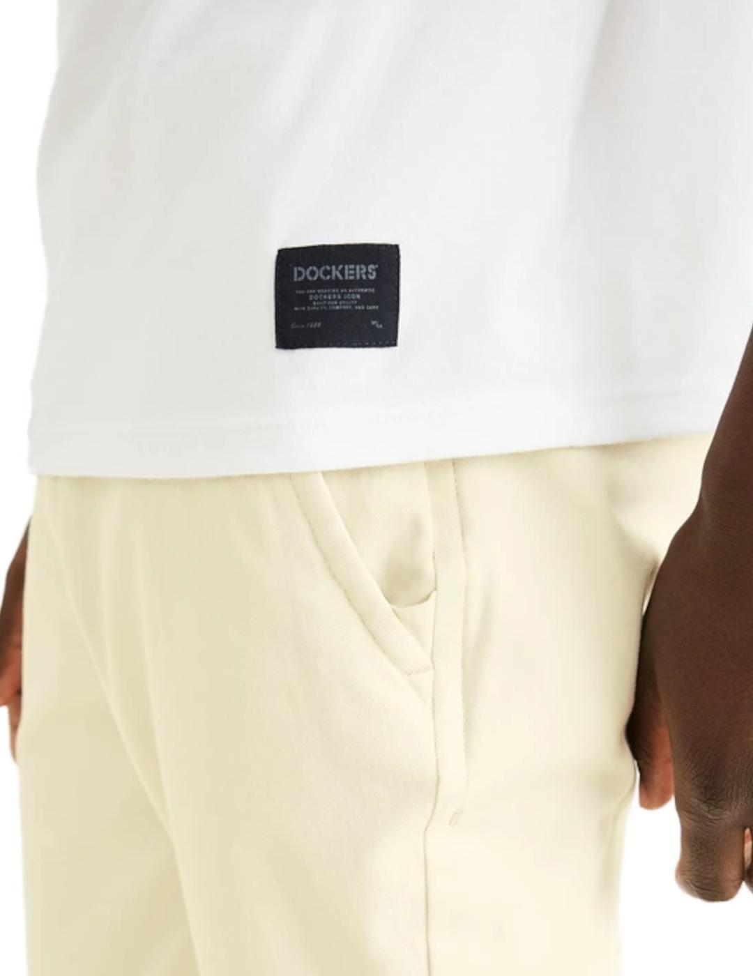 Camiseta Dockers Lucent blanca para hombre -z