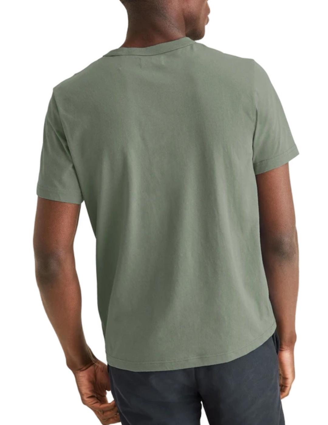 Camiseta Dockers de manga corta verde de hombre- z