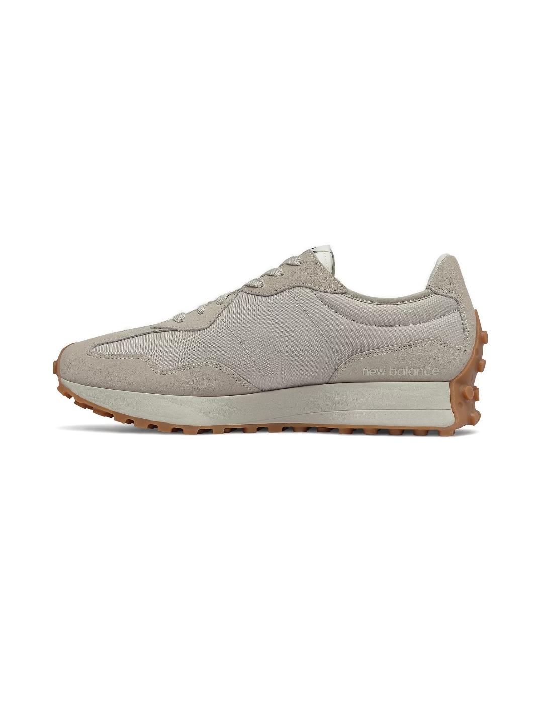 Zapatillas New Balance 327 beige y verde hombre-z