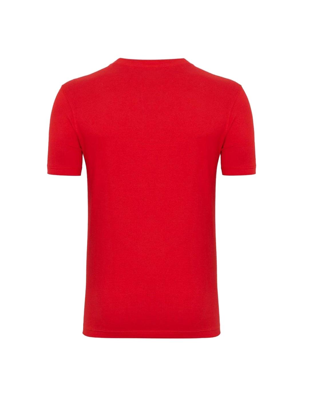 Camiseta básica Lacoste roja para hombre- z
