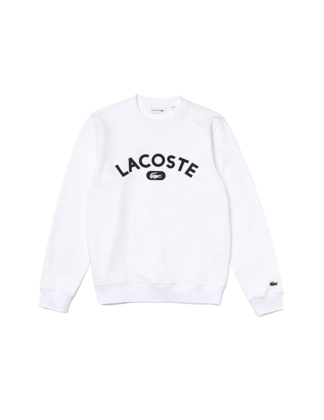 Sudadera Lacoste blanca para hombre-z