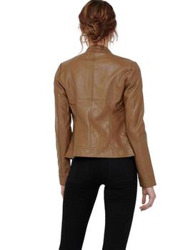 Cazadora Only Bandit marrón de mujer-k