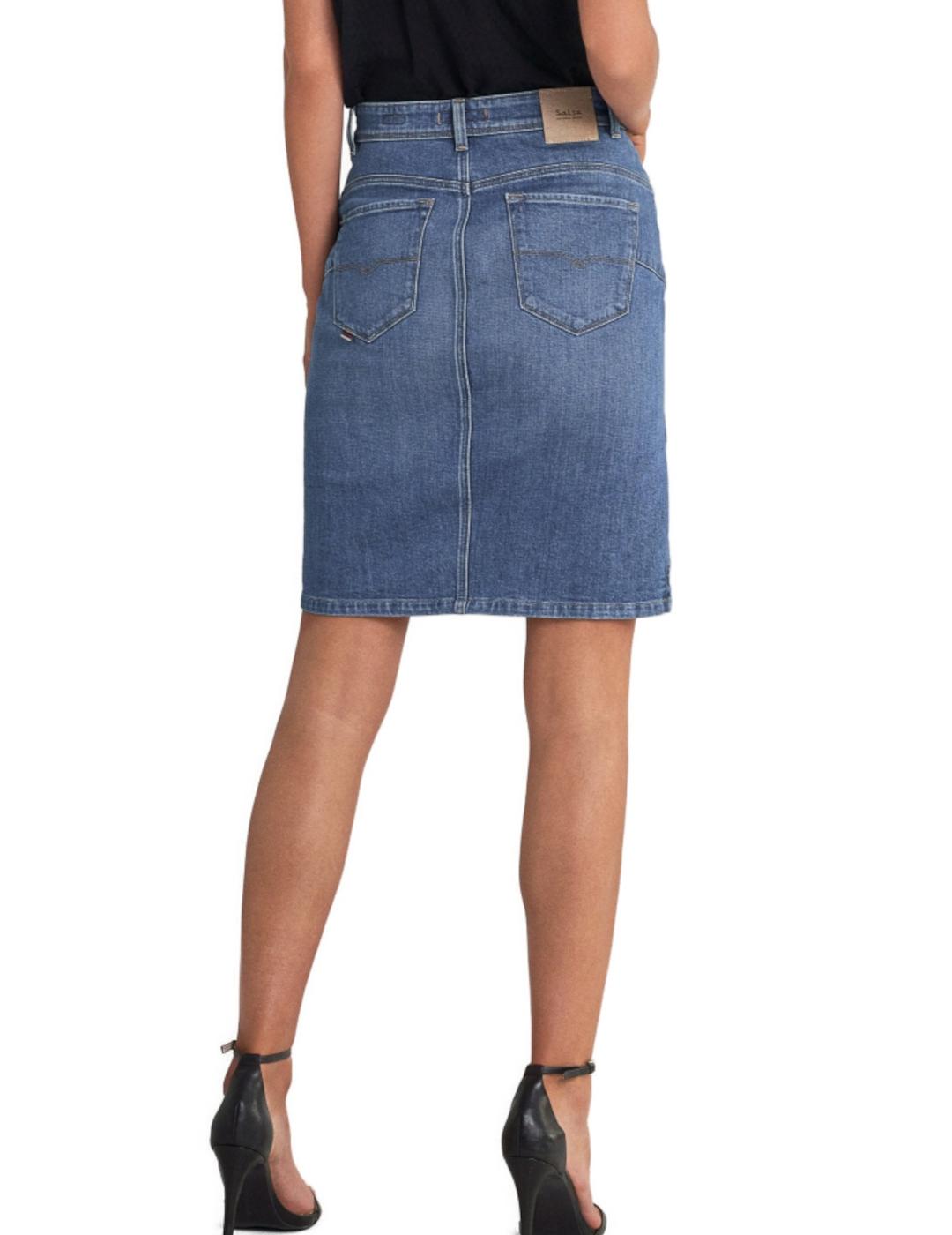 Falda Salsa push in secret glamour en denim-z