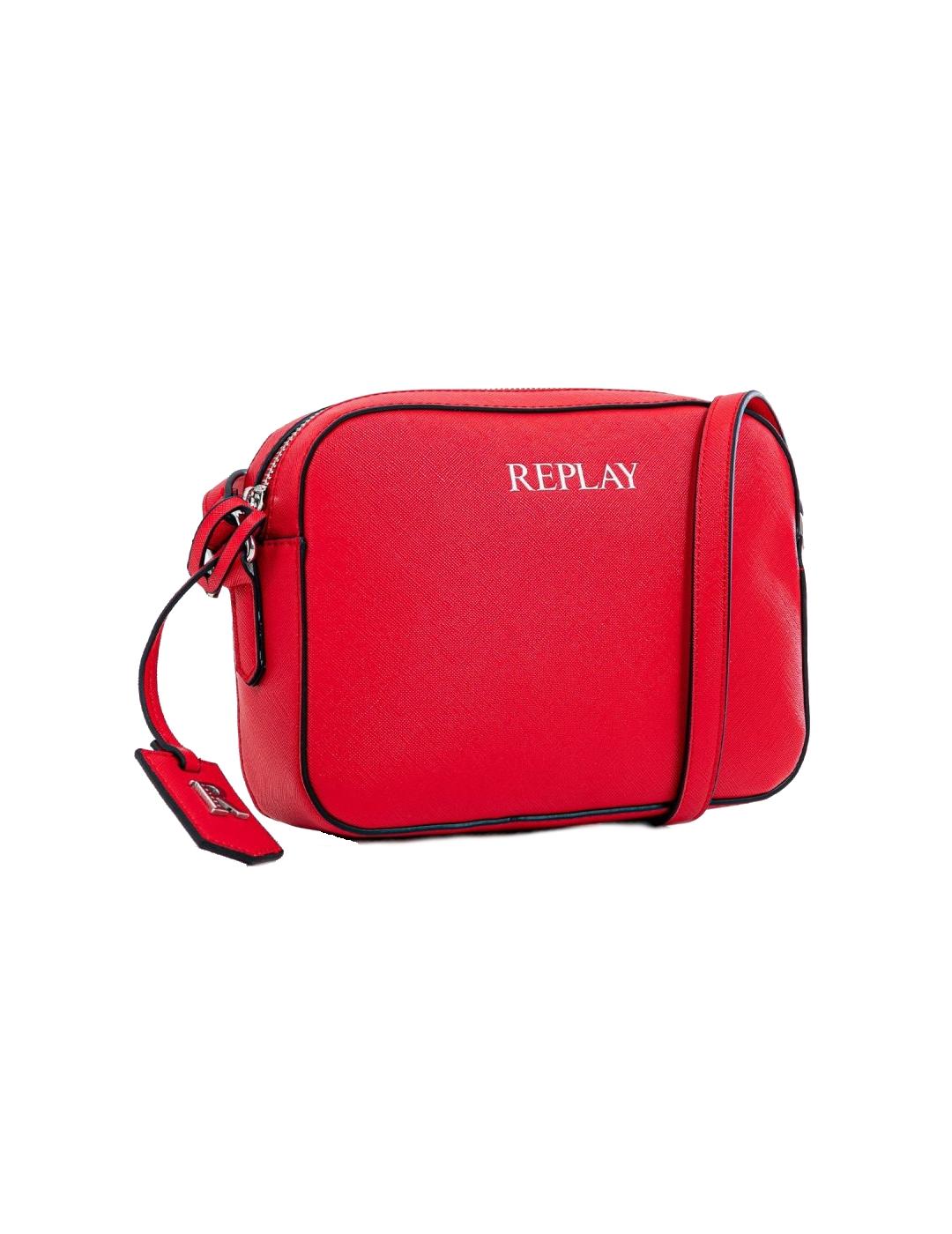 Bolso Replay bandolera rojo para mujer-z