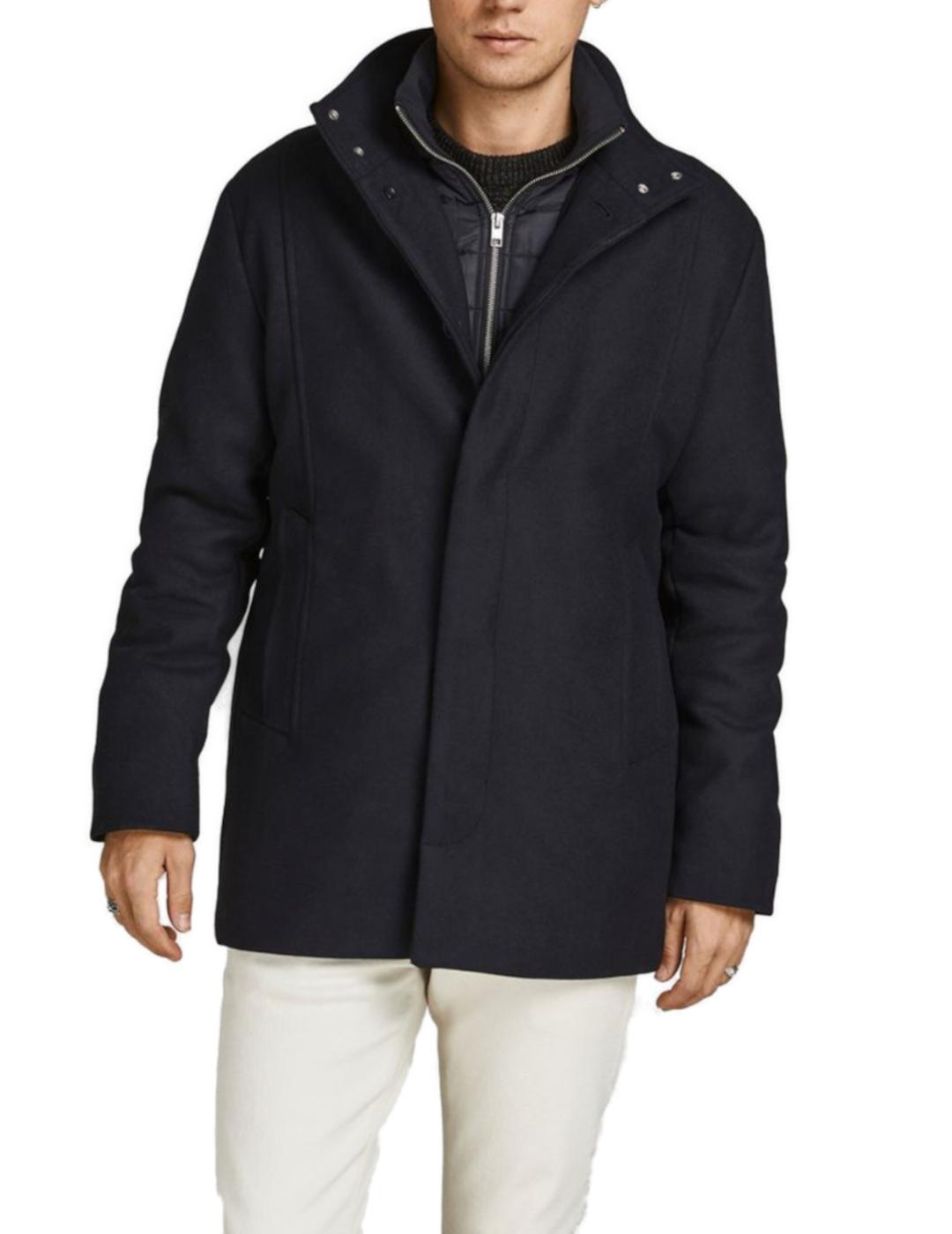 Abrigo Jack&Jones Edunham negro para hombre-z