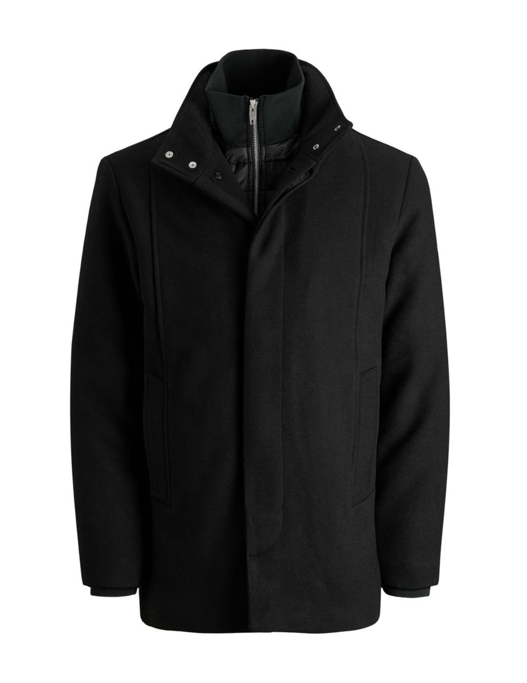 Abrigo Jack&Jones Edunham negro para hombre-z