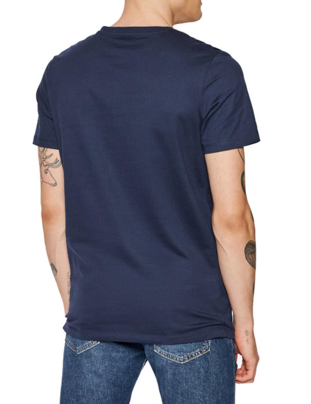 Camiseta Jack-Jones Brat marino para hombre-a
