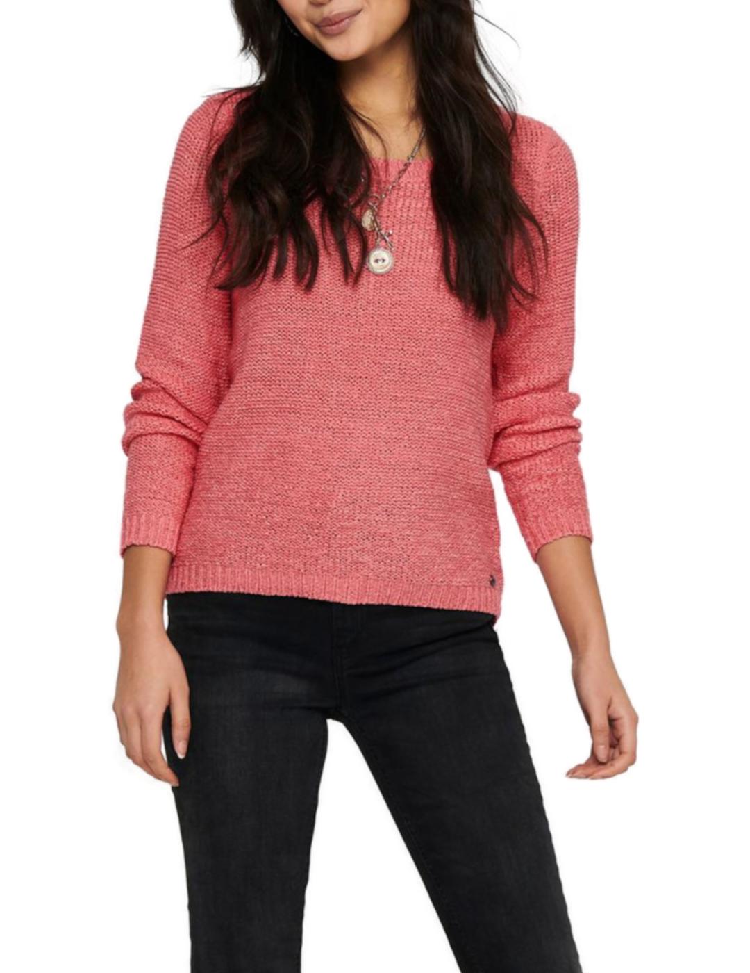 Jersey Only Geena color coral para mujer-a