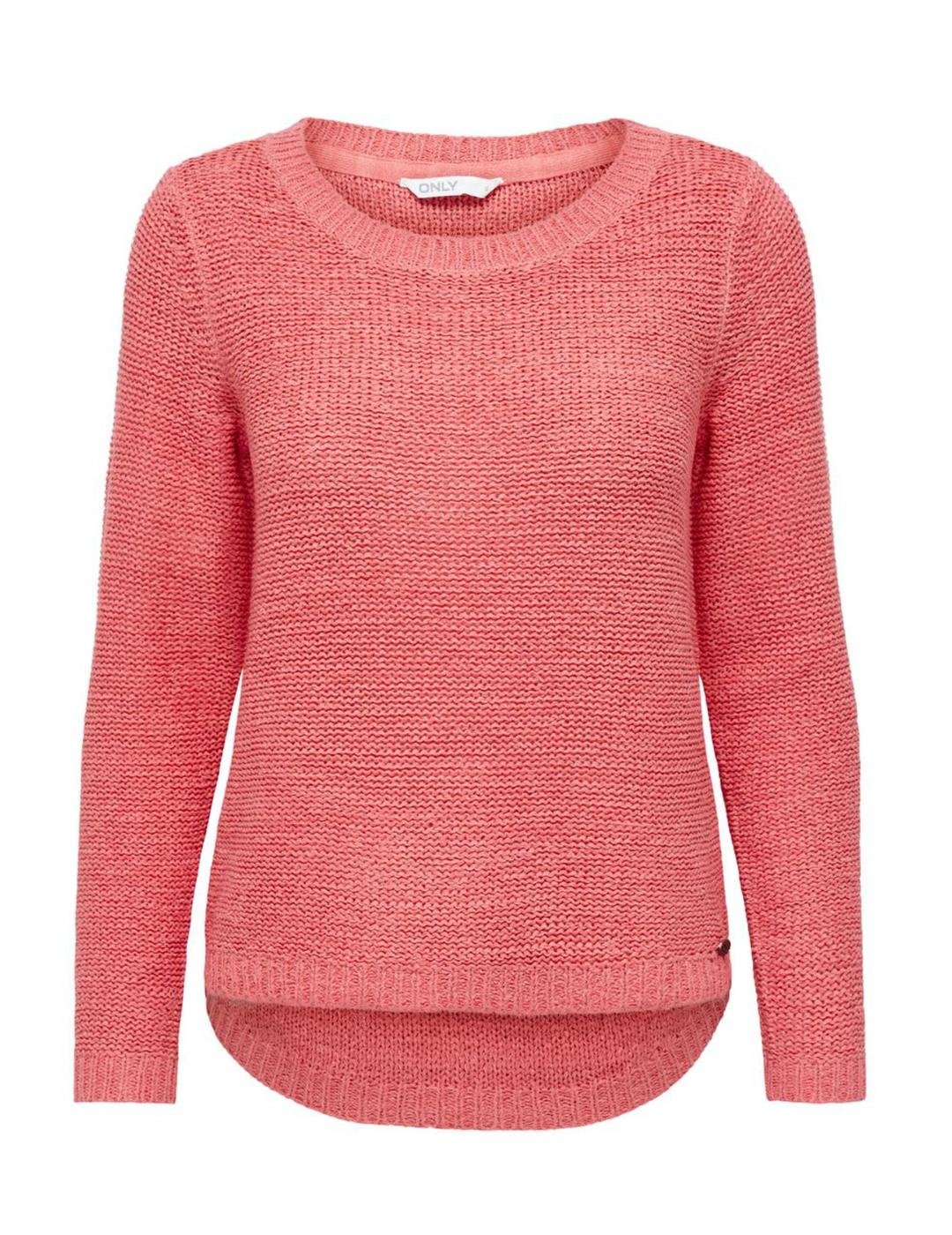Jersey Only Geena color coral para mujer-a