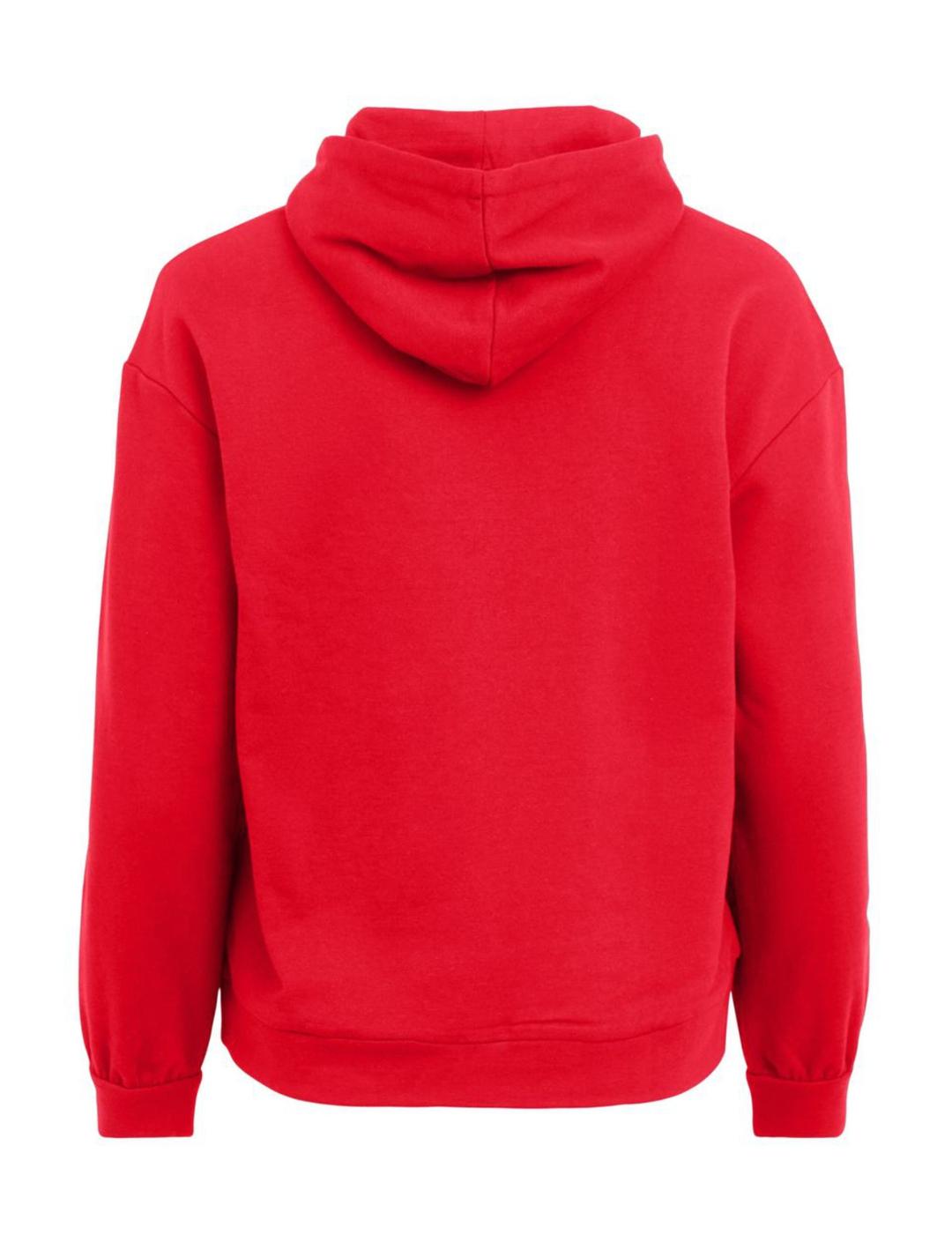 Sudadera Vila Rustie roja  para mujer-z