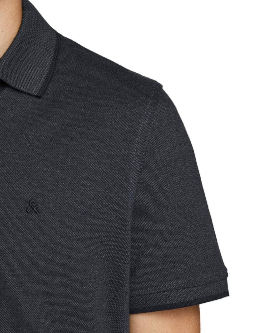 Polo Jack&Jones Paulos Noos gris oscuro hombre-z