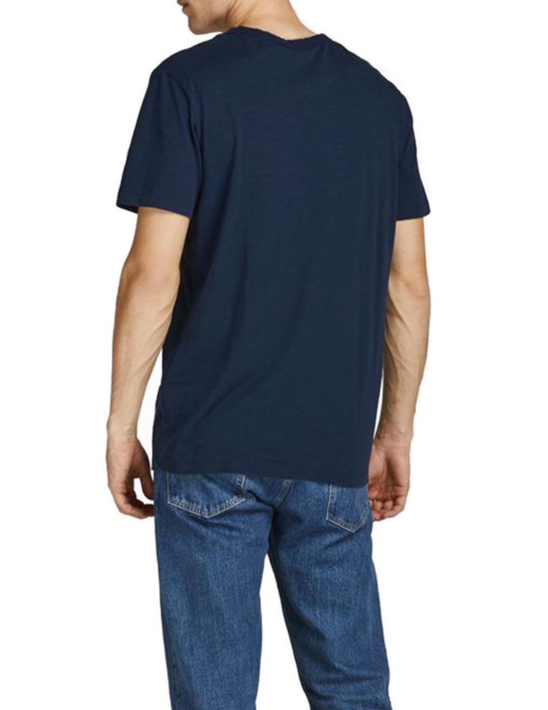 Camiseta Jack-jones marino para hombre-a