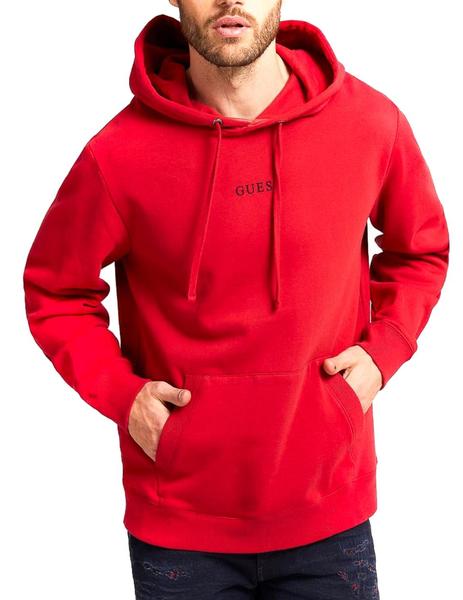 Sudadera Guess Roy roja para hombre-a