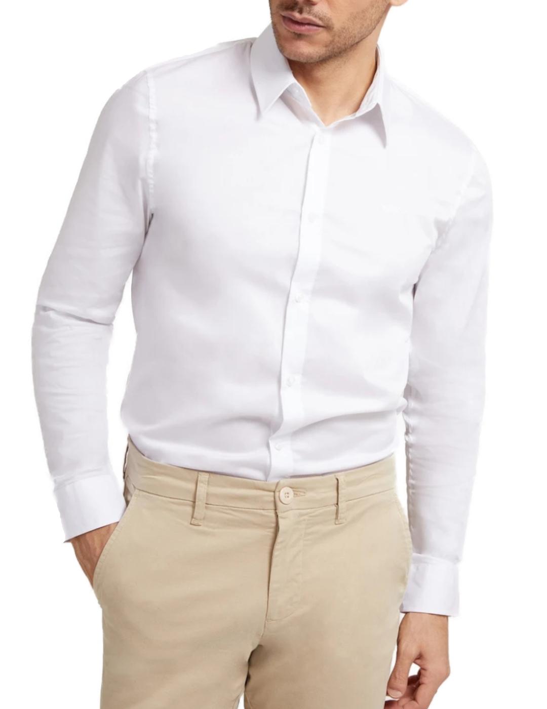 Camisa Guess Sunset blanca para hombre -a