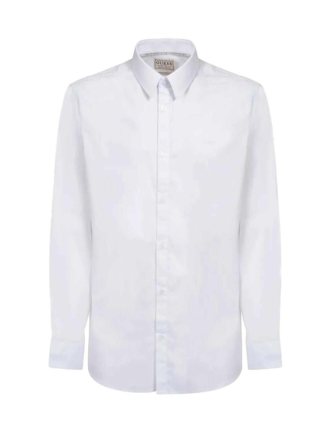 Camisa Guess Sunset blanca para hombre -a