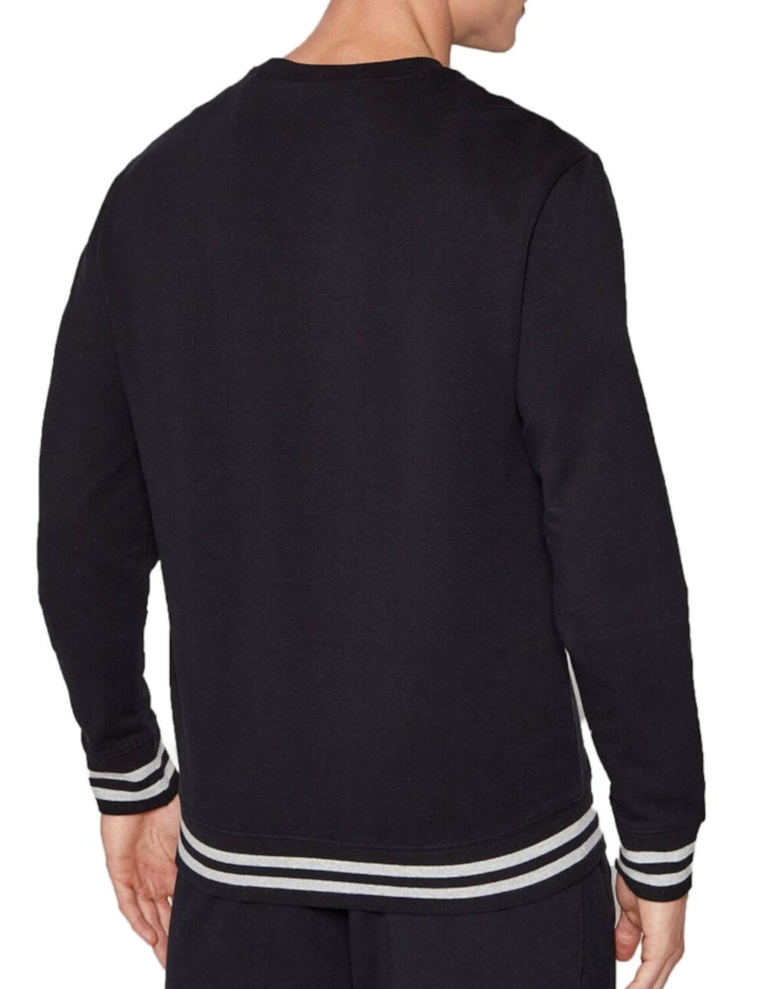 Sudadera Guess Beau negra para hombre-a