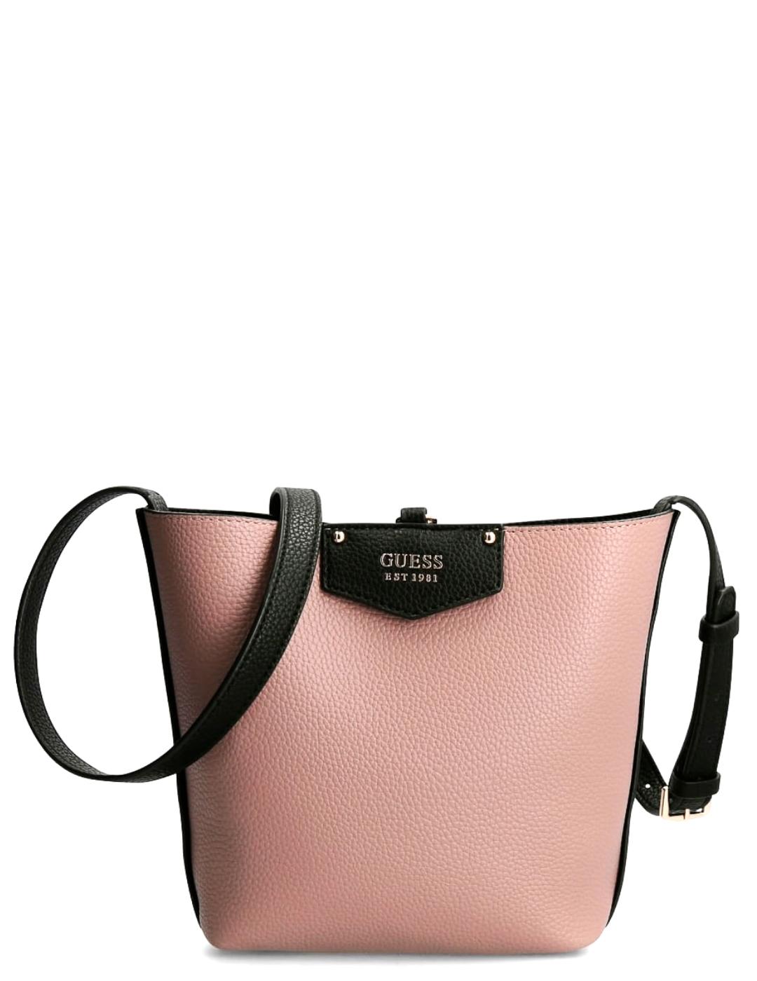 Bolso Guess Eco Brenton negro para mujer-a