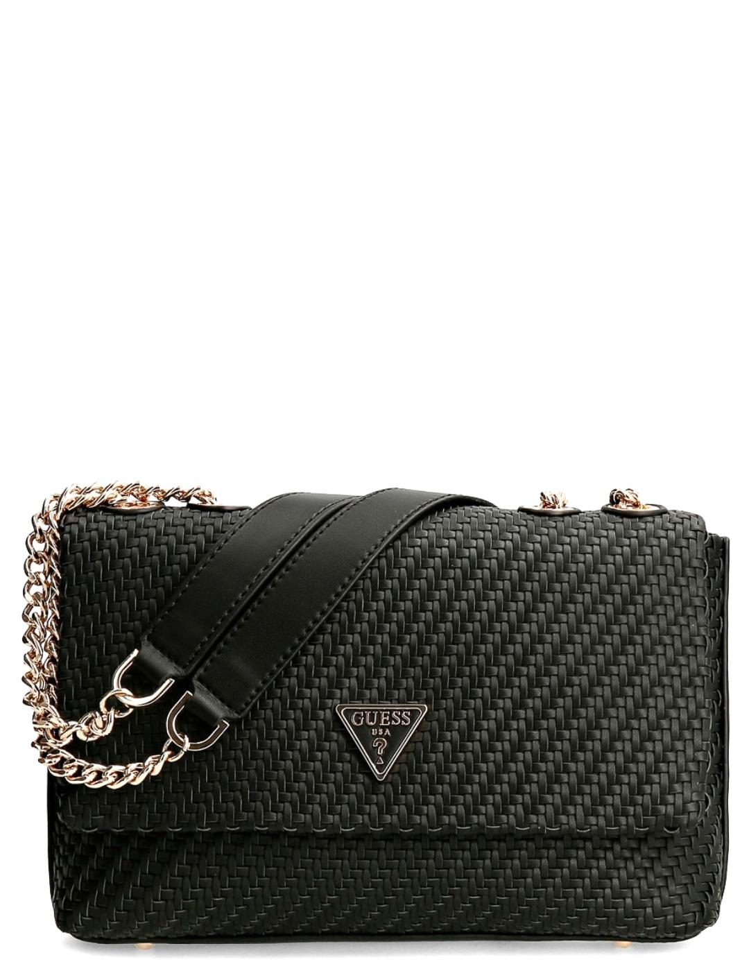 Bolso bandolera Guess Hassie negro para mujer-a