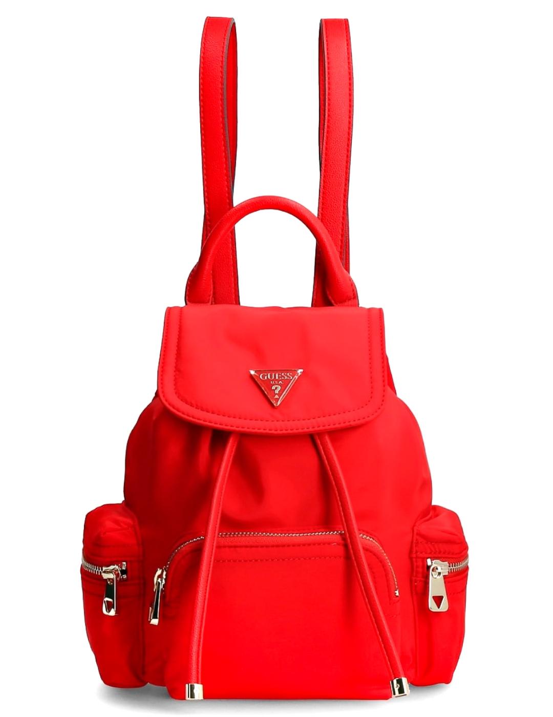 Mochila Guess Eco Gemma roja para mujer-a