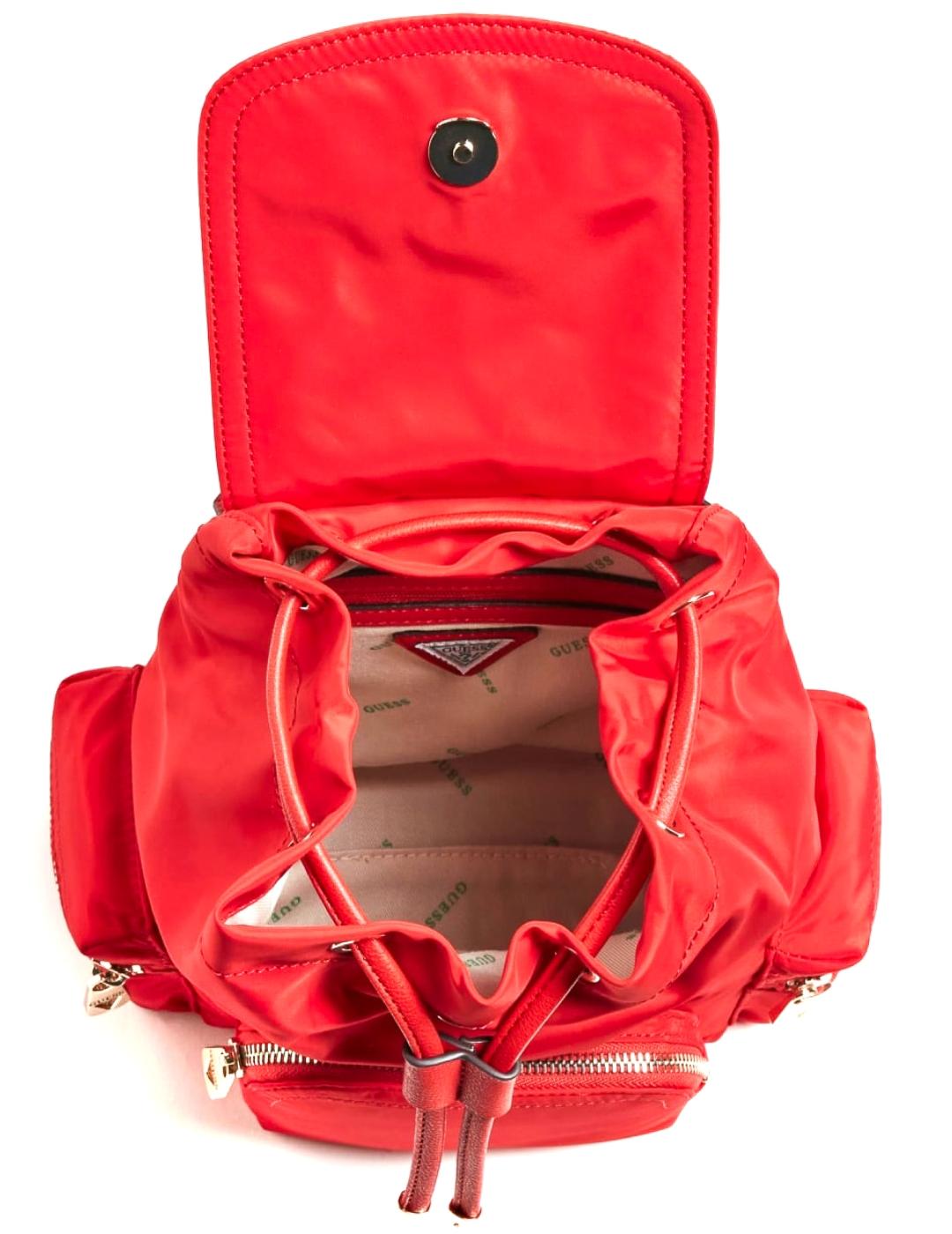 Mochila Guess Eco Gemma roja para mujer-a