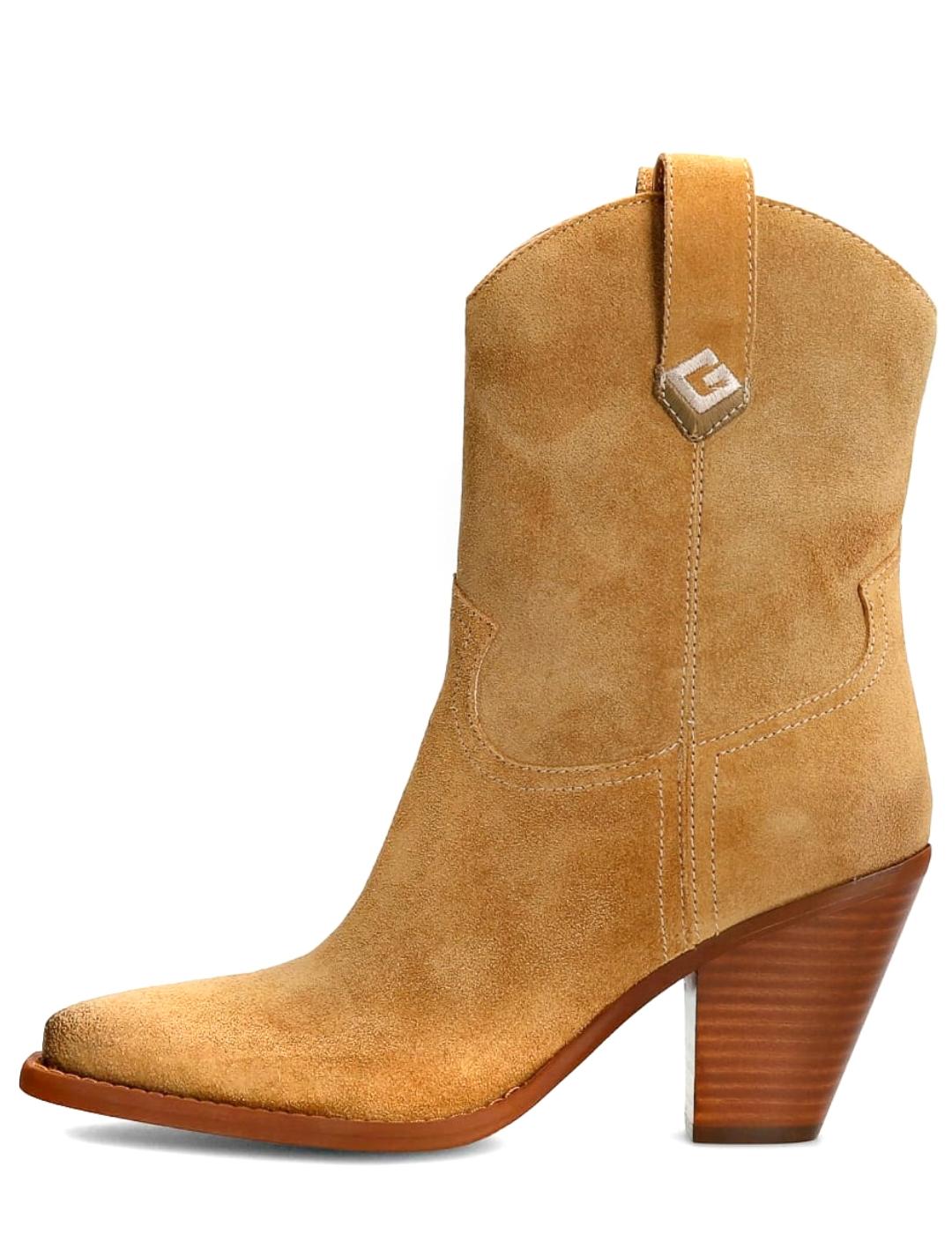 Bota Guess Farisas cowboy camel para mujer-a