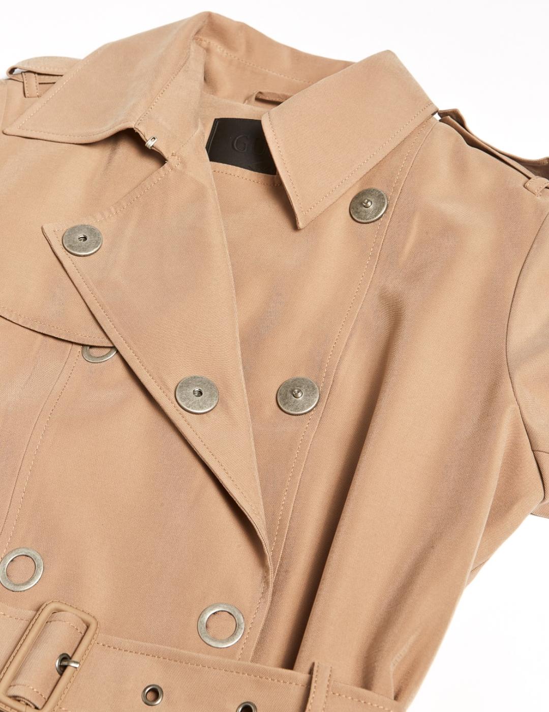 Gabardina Guess Gemma arena para mujer-a