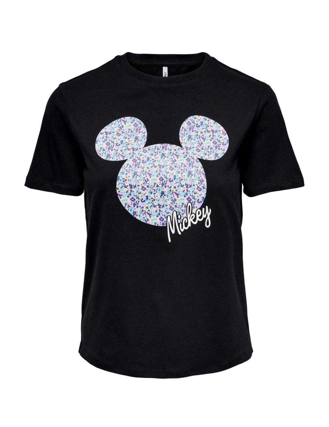 Camiseta Only Disney life negro para mujer -a