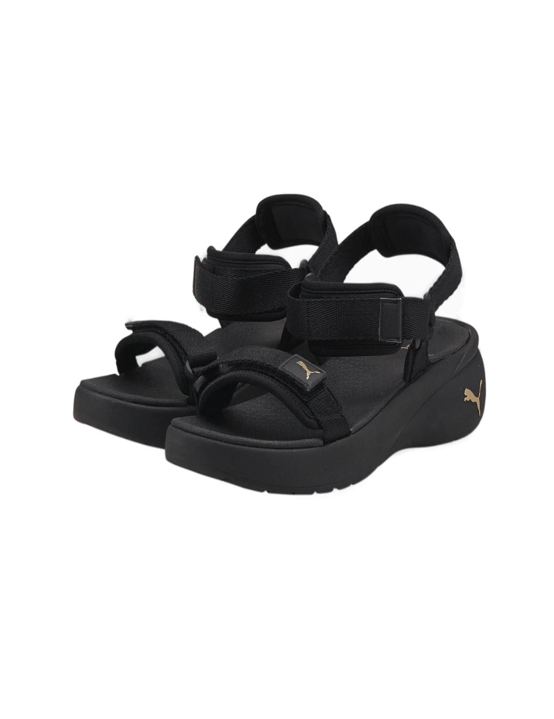 Sandalias Puma sportie negro para mujer -a