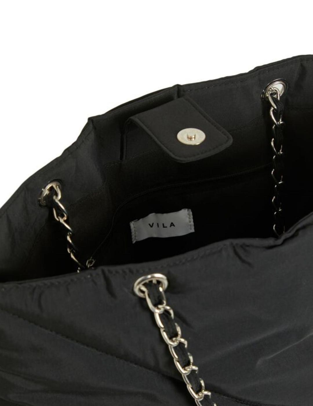 Bolso shopper Vila Bora negro para mujer-a